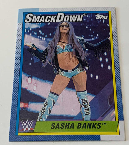 Sasha Banks 2021 WWE Topps Card #72