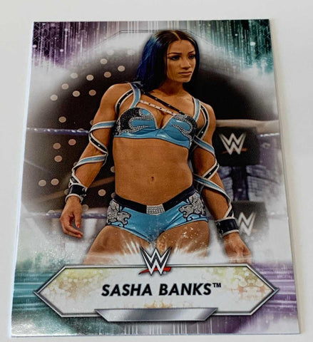 Sasha Banks 2021 WWE Topps Card #163