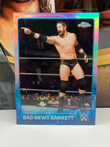 Wade Barrett 2015 WWE Topps Chrome REFRACTOR Card #4