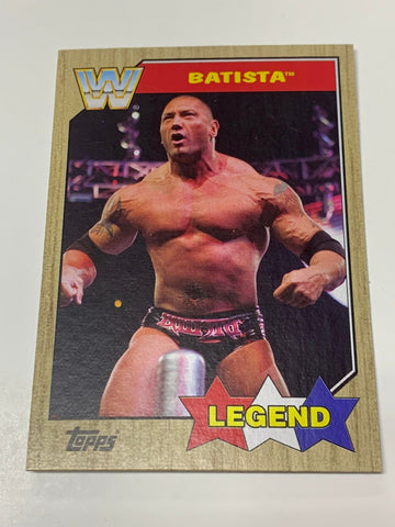 Batista 2017 WWE Topps Legend Card #70