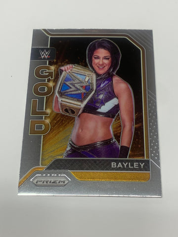 Bayley 2021 WWE Prizm “Gold” Insert Card #14