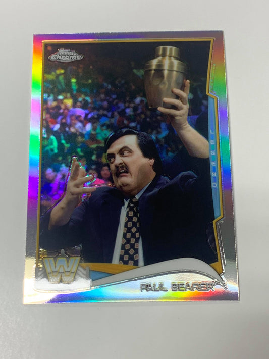 Paul Bearer WWE 2014 Topps Chrome REFRACTOR #107