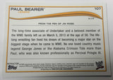 Paul Bearer WWE 2014 Topps Chrome REFRACTOR Card #107
