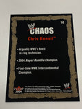 Chris Benoit w/John Cena 2004 WWE Fleer Chaos Card #10