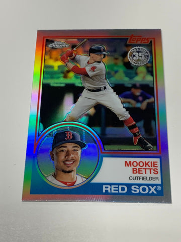 Mookie Betts 2018 Topps Chrome 1983 Silver #83T-4