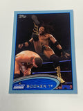 Booker T 2012 WWE Topps Blue Parallel Card #58