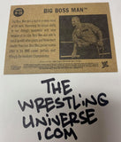 Big Bossman 2011 Topps WWE #H-30 1962 Topps