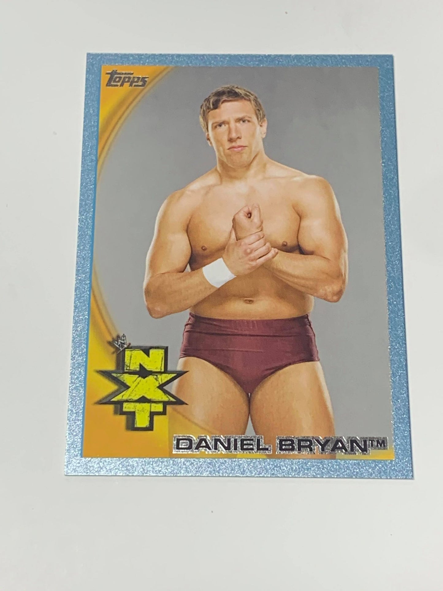 Daniel Bryan 2010 WWE Topps ROOKIE Blue Parallel #393/2010