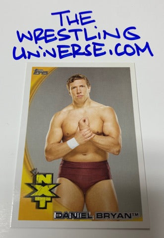 Daniel Bryan WWE 2010 Topps ROOKIE Card