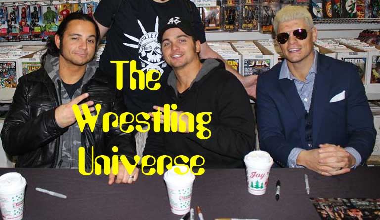 Cody Rhodes The Young Bucks & Marty Scurll Quad Signed Photo