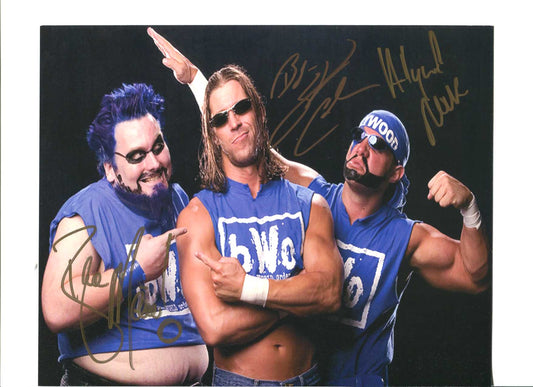 BWO (Blue Meanie Nova Richards) Triple Signed Photo COA