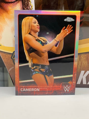 Cameron 2015 WWE Topps Chrome REFRACTOR Card #13