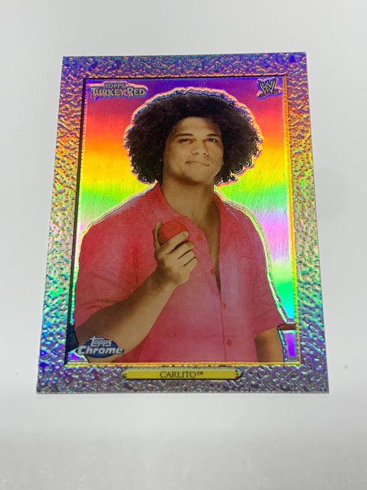 Carlito 2007 WWE Topps Turkey Red REFRACTOR #92