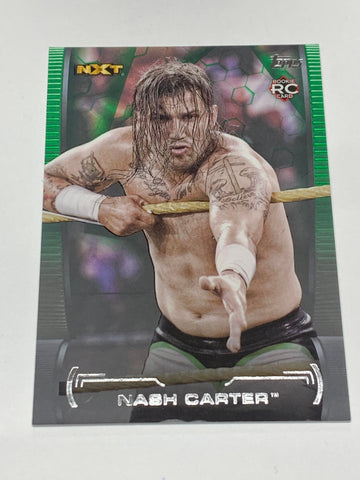 Nash Carter 2021 WWE Topps Undisputed GREEN RC #/50