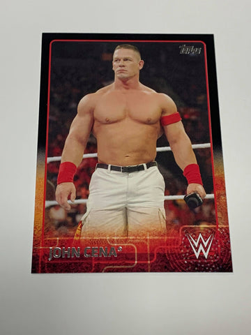 John Cena 2015 WWE Topps Parallel Card #42