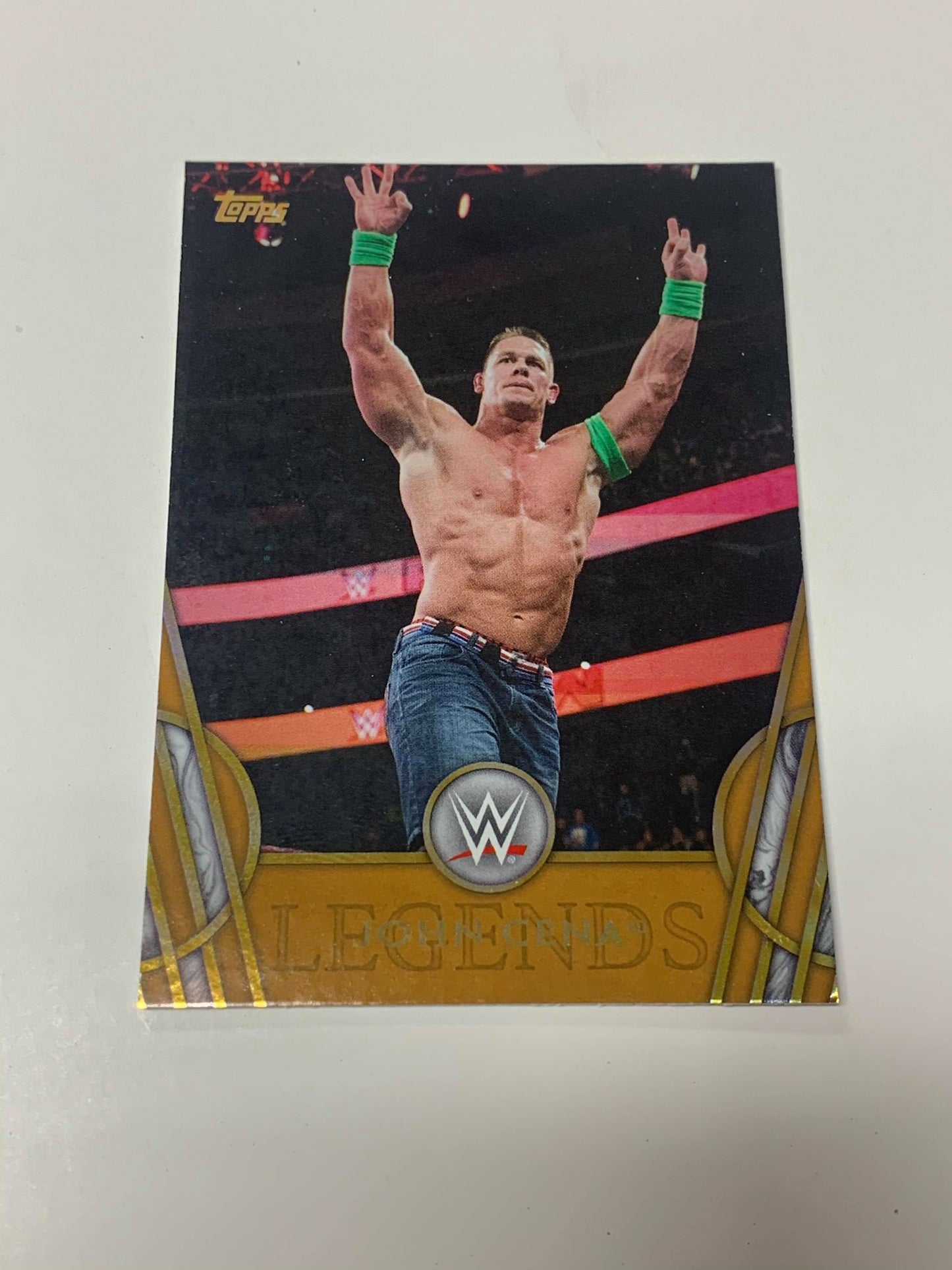 John Cena 2018 WWE Topps Legends Parallel Card #63