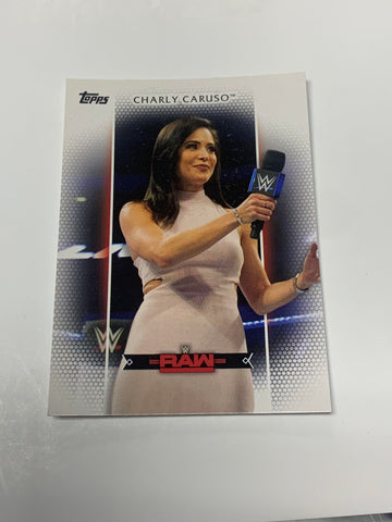 Charly Caruso 2017 WWE Topps Card #R-16