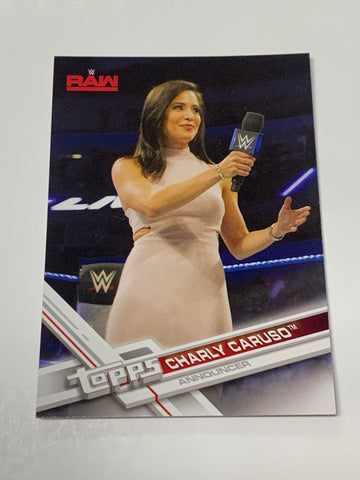 Charly Caruso 2017 WWE Topps Card #12
