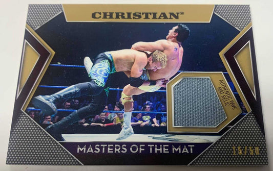 Christian 2011 WWE Topps “Masters of The Mat” Relic Gold #/50