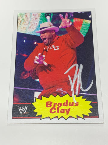 Brodus Clay 2012 Topps Heritage Authentic Signed Card #8 C COA