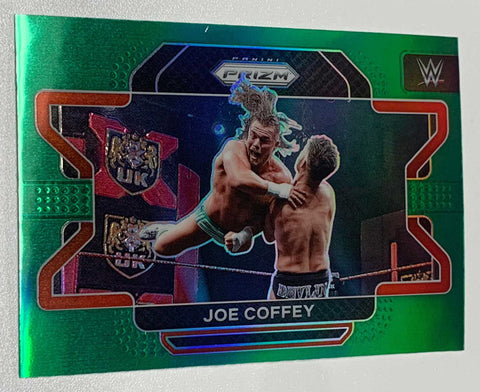 Joe Coffey 2022 WWE Prizm Green Refractor #35