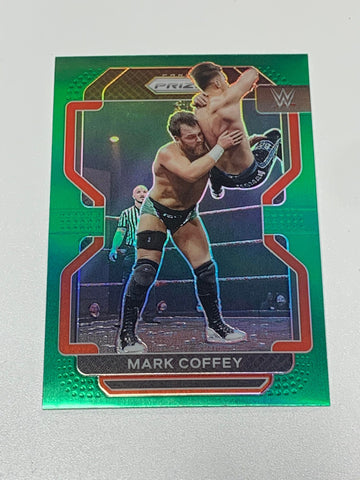 Mark Coffey 2022 WWE Prizm Green Refractor Card #107
