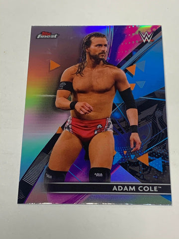 Adam Cole 2021 WWE Topps Finest REFRACTOR Card #76