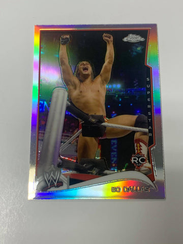 Bo Dallas WWE 2014 Topps Chrome Rookie REFRACTOR Card #4