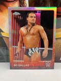 Bo Dallas 2015 WWE Topps Chrome REFRACTOR Card #8