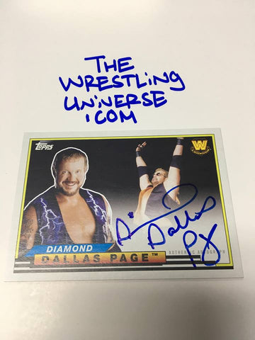 DDP Diamond Dallas Page Signed 2018 Topps Heritage #/50