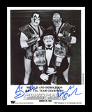 Demolition Ax & Smash Pose 3 Dual Signed Photo COA