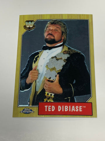 Ted DiBiase 2008 WWE Topps Chrome Heritage Card #82