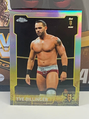 Tye Dillinger 2015 WWE Topps Chrome NXT ROOKIE REFRACTOR #100