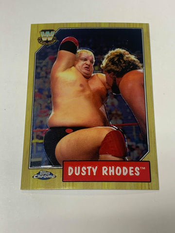 Dusty Rhodes WWE 2008 Topps Heritage Chrome Refractor Card #74