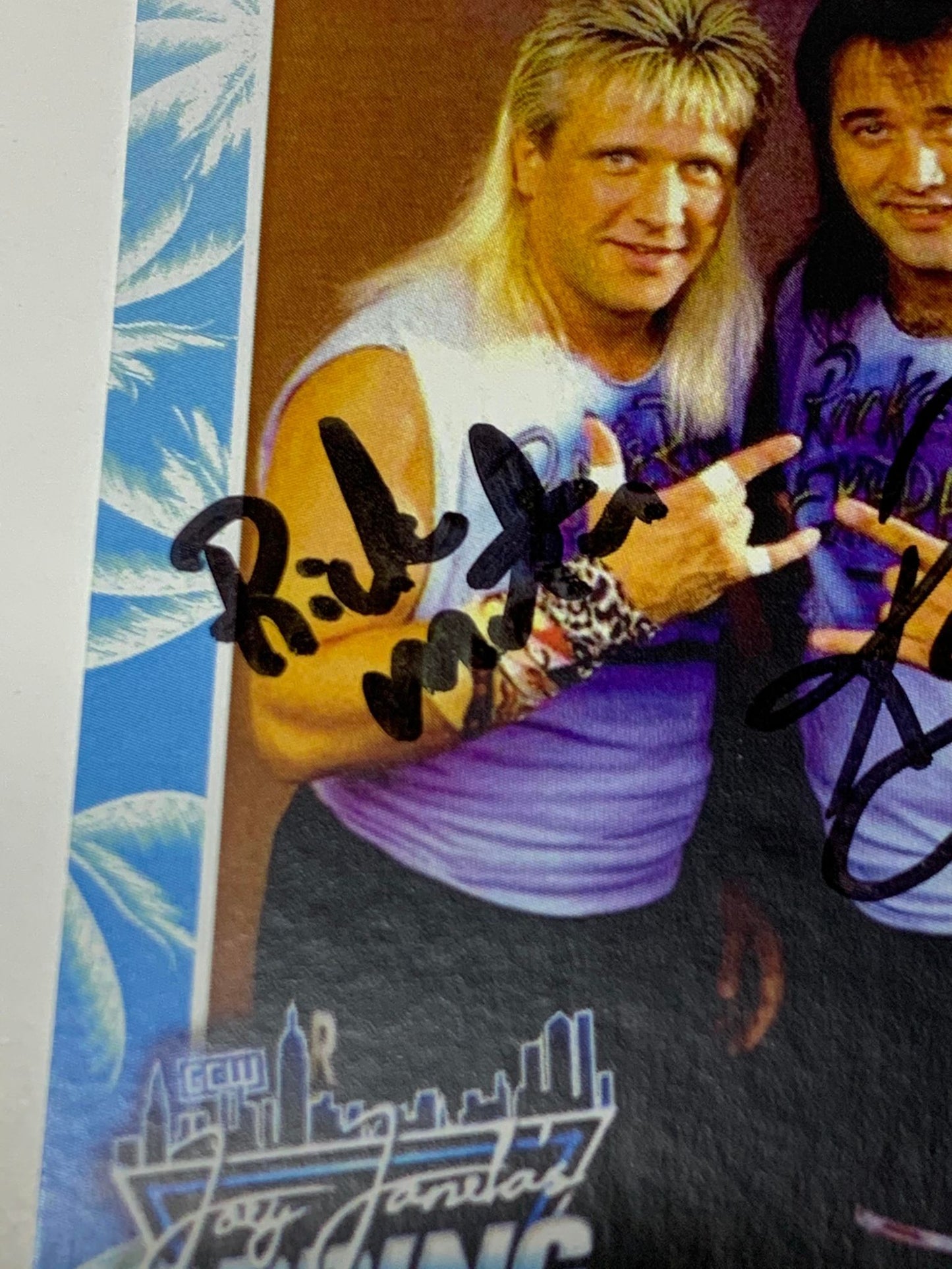 Rock n Roll Express 2019 GCW Joey Janella’s Spring Break SIGNED Card