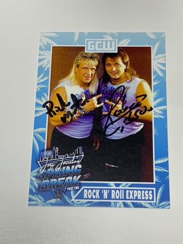 Rock n Roll Express 2019 GCW Joey Janella’s Spring Break SIGNED Card
