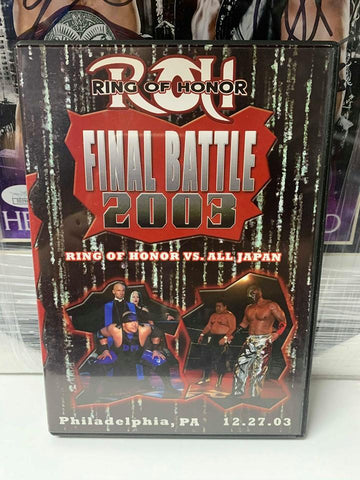 ROH Ring of Honor vs All Japan Final Battle 2003 Philadelphia 12/27/03 DVD OOP