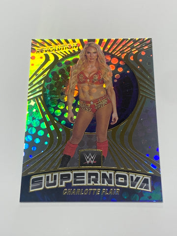 Charlotte Flair 2022 WWE Panini Revolution SUPERNOVA Card #29