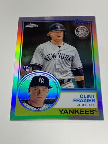 Clint Frazier 2018 Topps Chrome 1983 Silver ROOKIE #83-T17