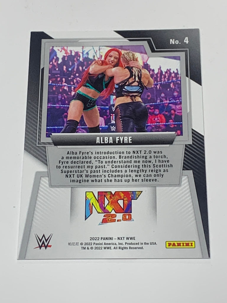 Alba Fyre 2022 Panini WWE NXT 2.0 RED SP Parallel Card #/199 – The ...