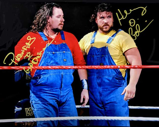 Godwinns Pose 2 Dual Signed Photo COA