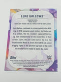 Luke Gallows 2020 WWE Tops Chrome GREEN REFRACTOR #/99