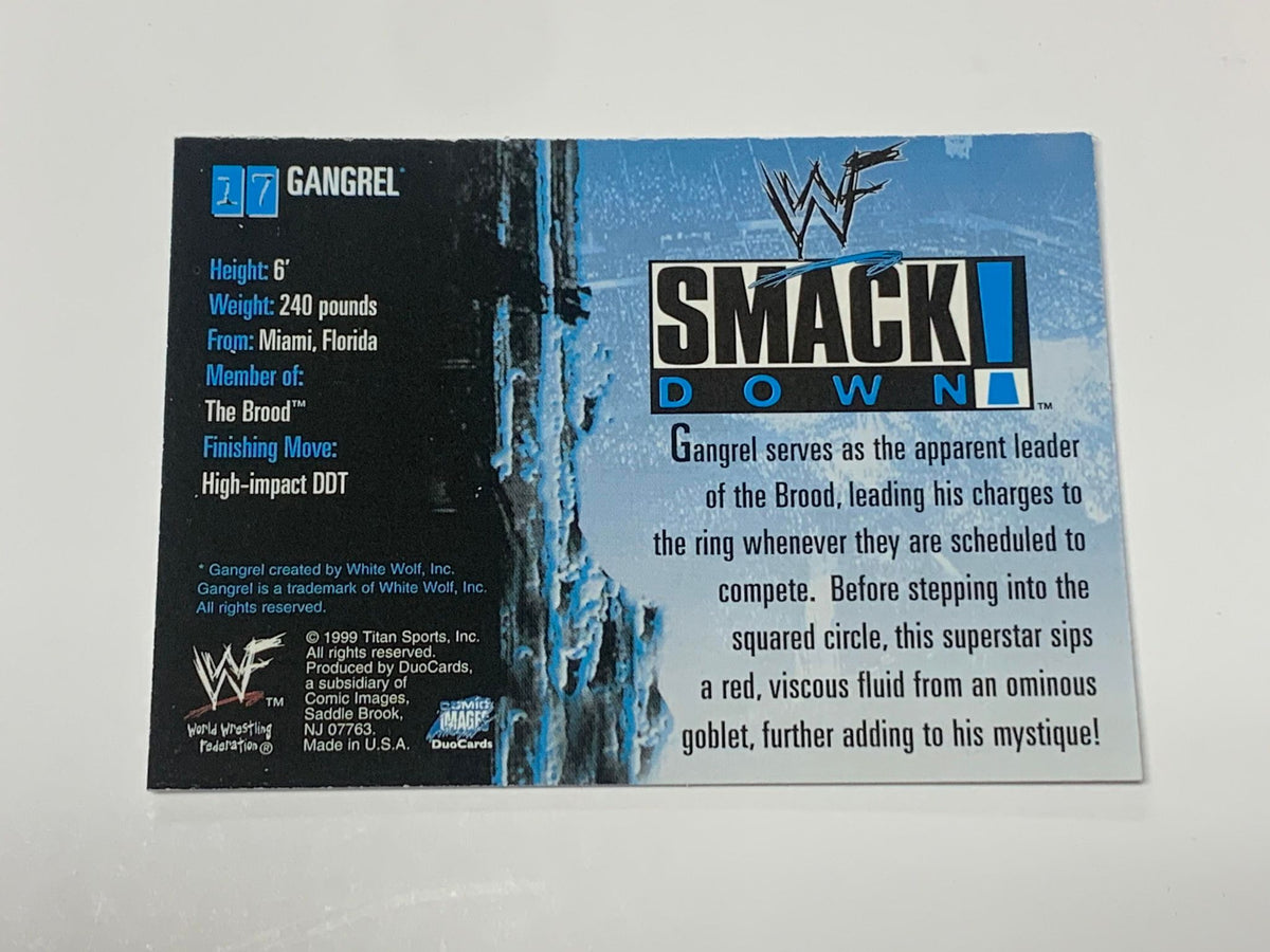 Gangrel 1999 WWE Comic Images Card #17 – The Wrestling Universe