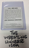 Jimmy Garvin SIGNED 2012 Leaf Auto Card