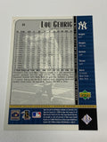 Lou Gehrig 2000 Upper Deck Legends Card #86