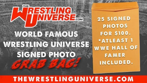 **NOT INCLUDED IN SALE** Wrestling Universe 25 Signed Photos Grab Bag Only $100