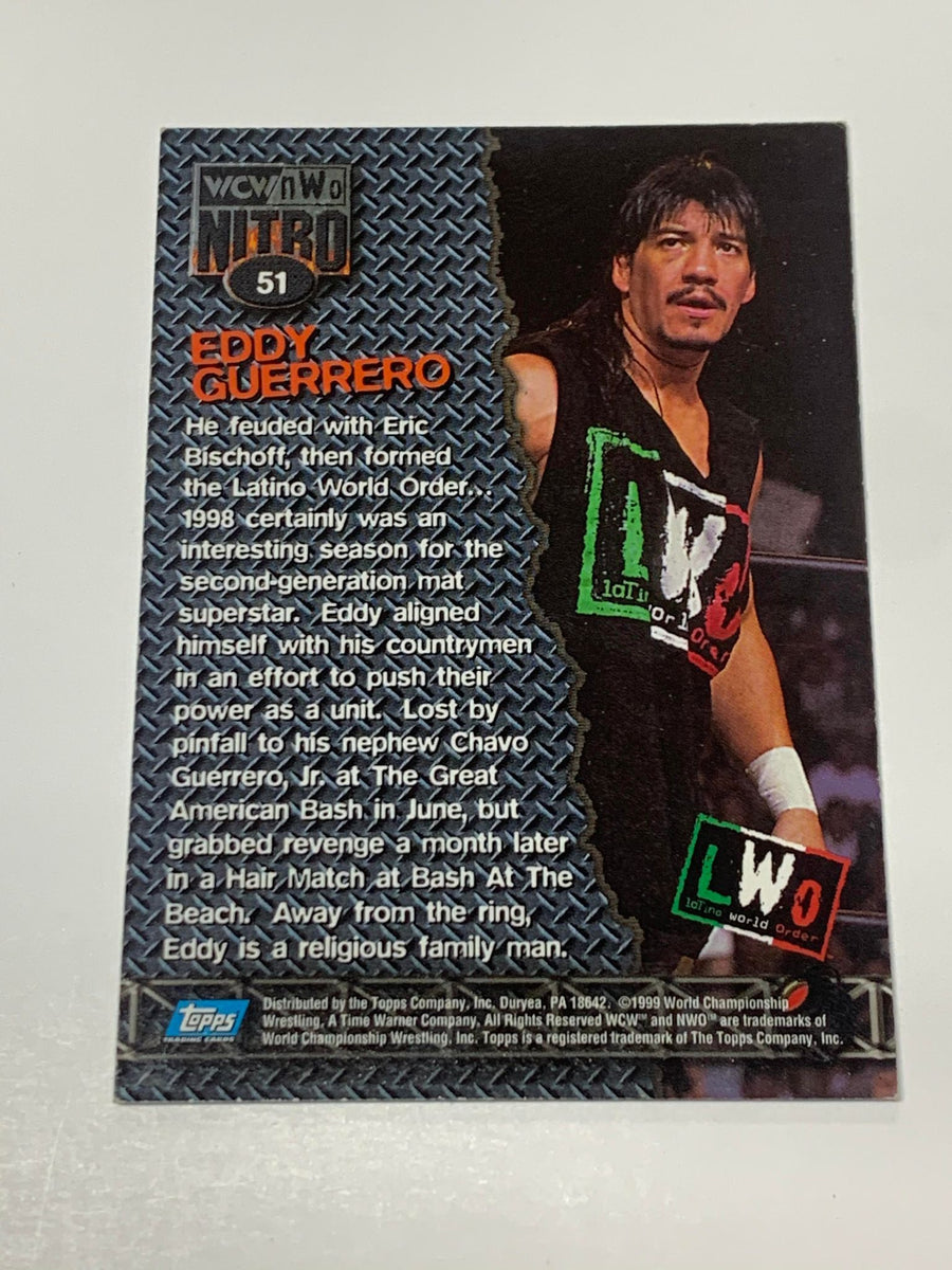 Eddie Guerrero 1999 WCW Nitro Card #51 (2nd Year Card) – The Wrestling ...