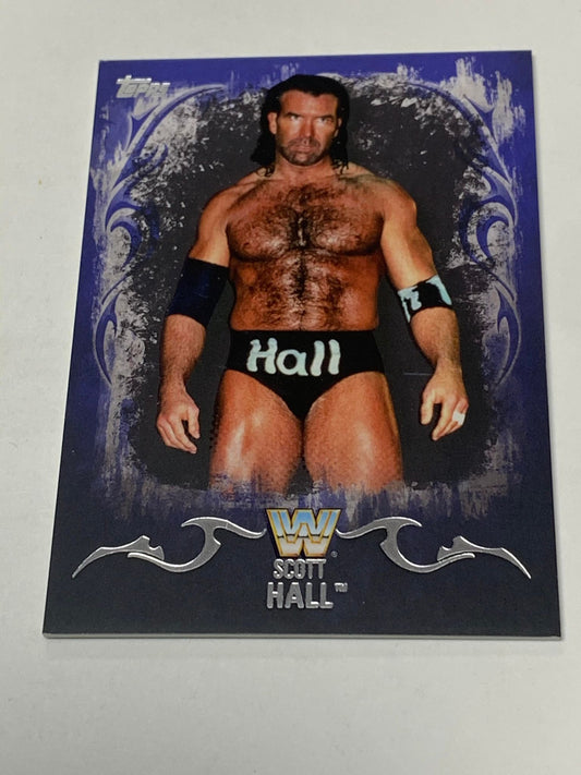Scott Hall 2016 WWE Undisputed Parallel Card #88 #/25