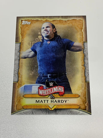 Matt Hardy 2020 WWE Topps Wrestlemania Card #WM-35