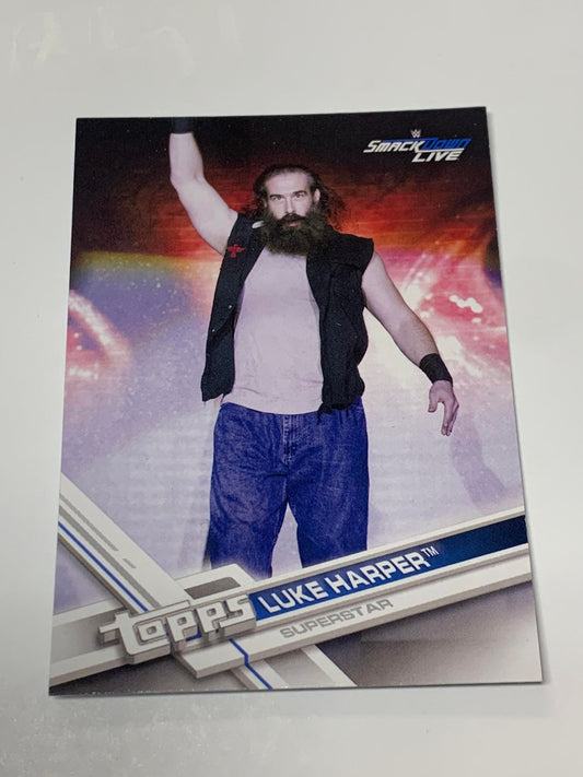 Luke Harper 2017 WWE Topps Card #49
